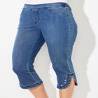 Sparkle Hem Capri image number null