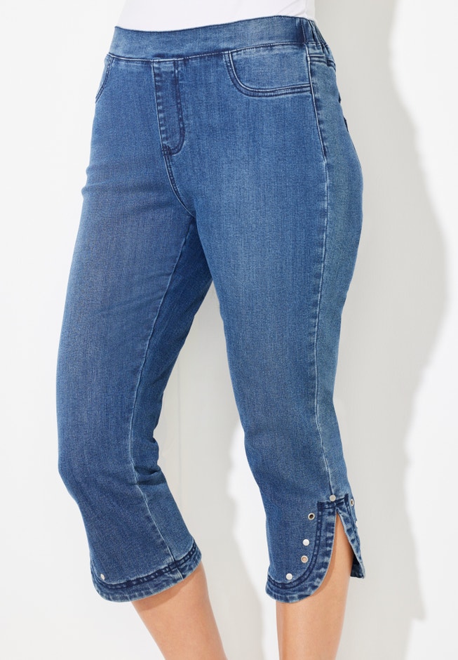 Sparkle Hem Capri image number 1