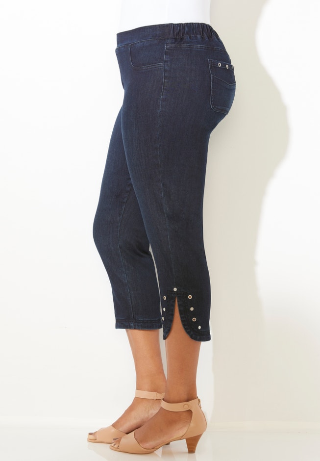 Sparkle Hem Capri image number 2