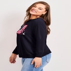 Americana Long Sleeve Crewneck image number null