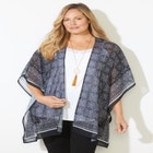 Scarf Print Kimono image number null