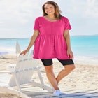 Stretch Cotton Bike Short image number null