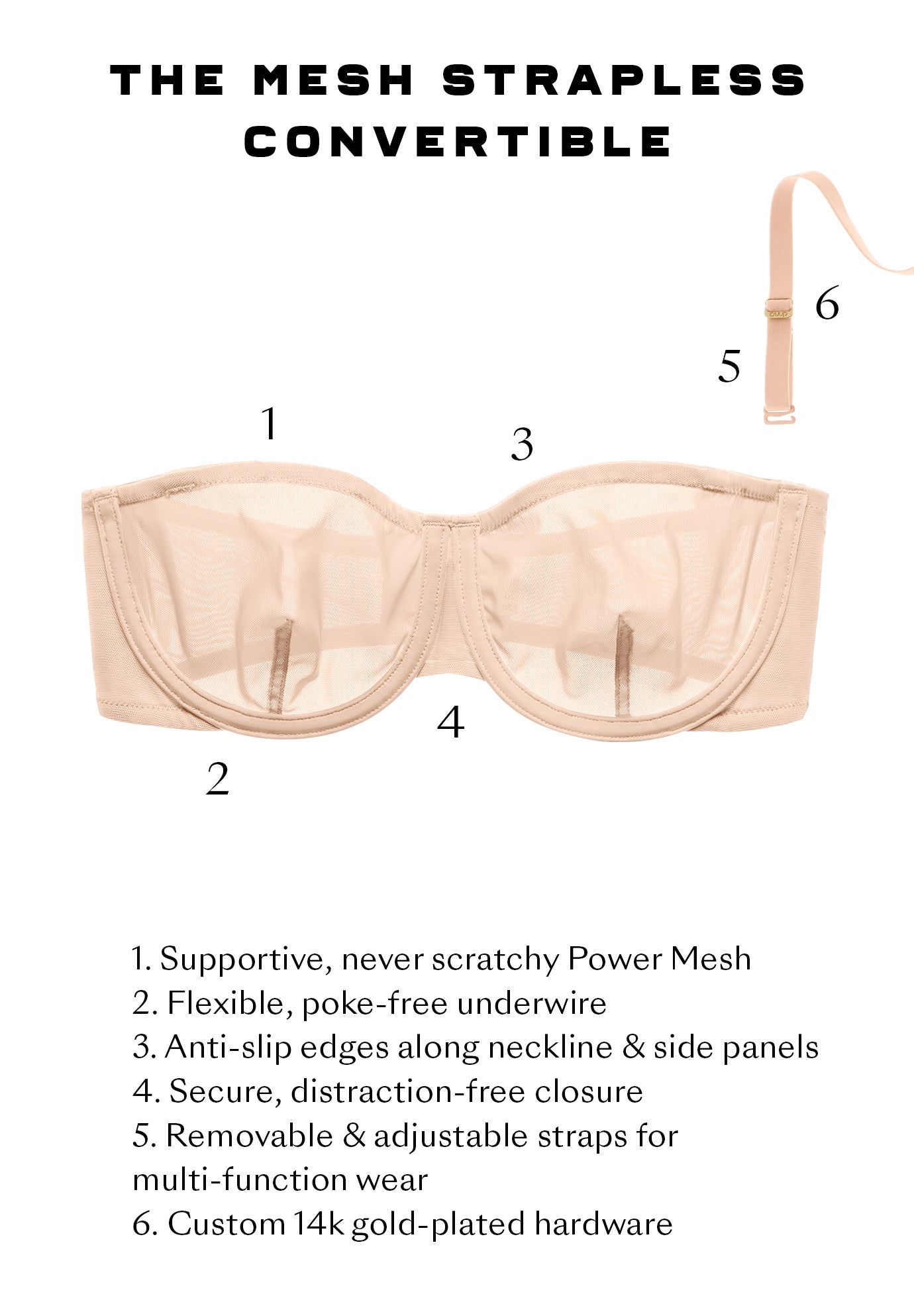 The Strapless Convertible - Mesh image number 7