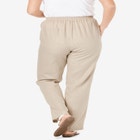 Straight Leg Linen Pant image number null