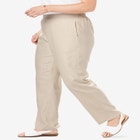 Straight Leg Linen Pant image number null