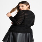 Sheer Stripe Top image number null