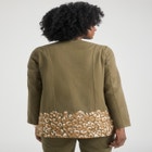 Embroidered Denim Topper image number null