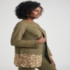 Embroidered Denim Topper image number null