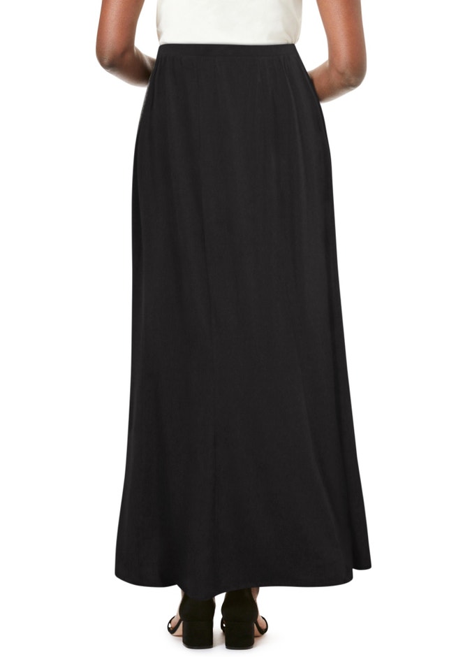 Stretch Knit Maxi Skirt image number 2