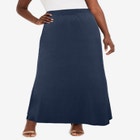 Stretch Knit Maxi Skirt image number 0