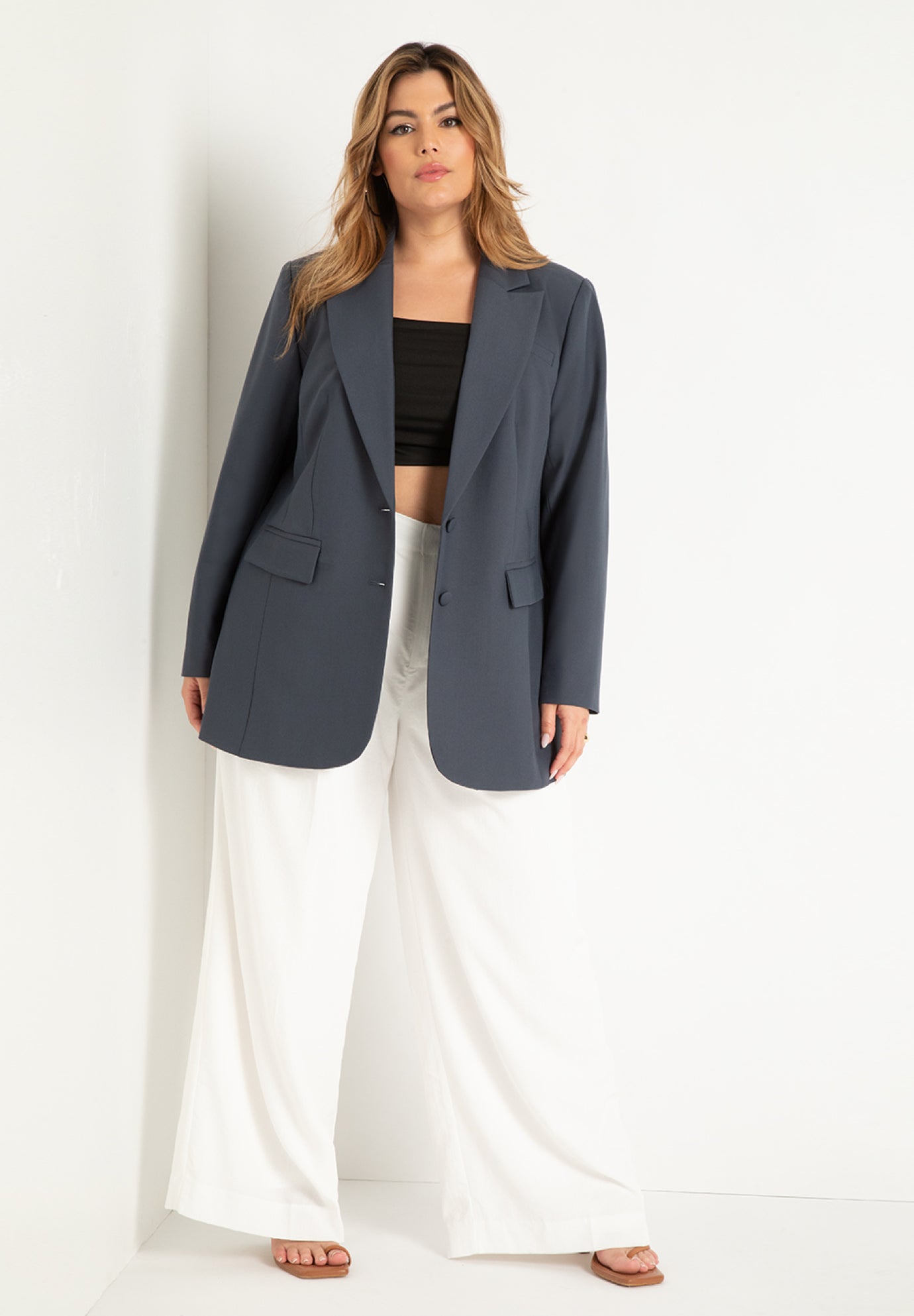 High Waisted Wide Leg Pant image number 0