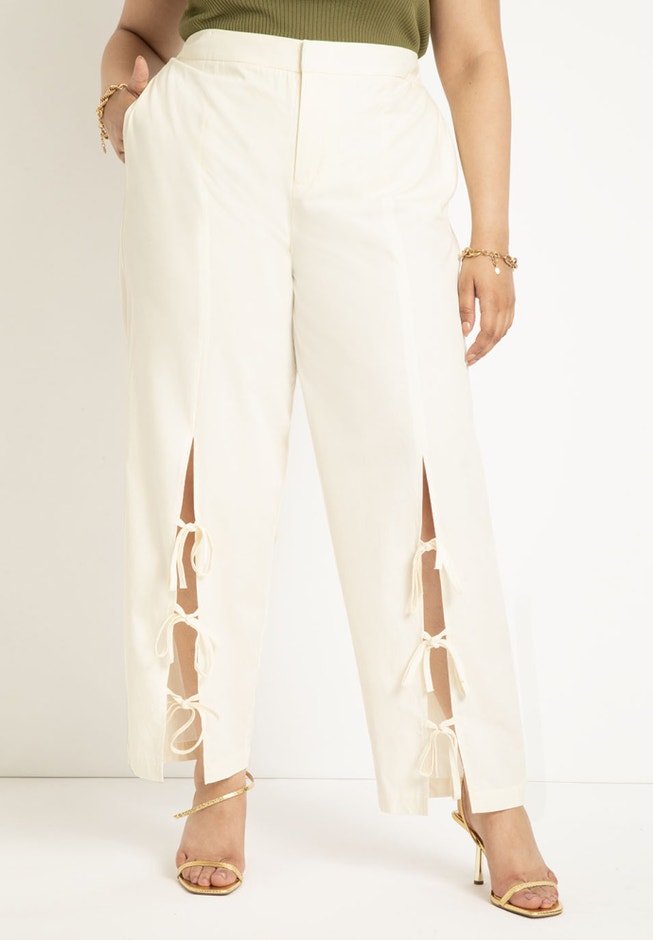 Tie Detail Trouser image number 2