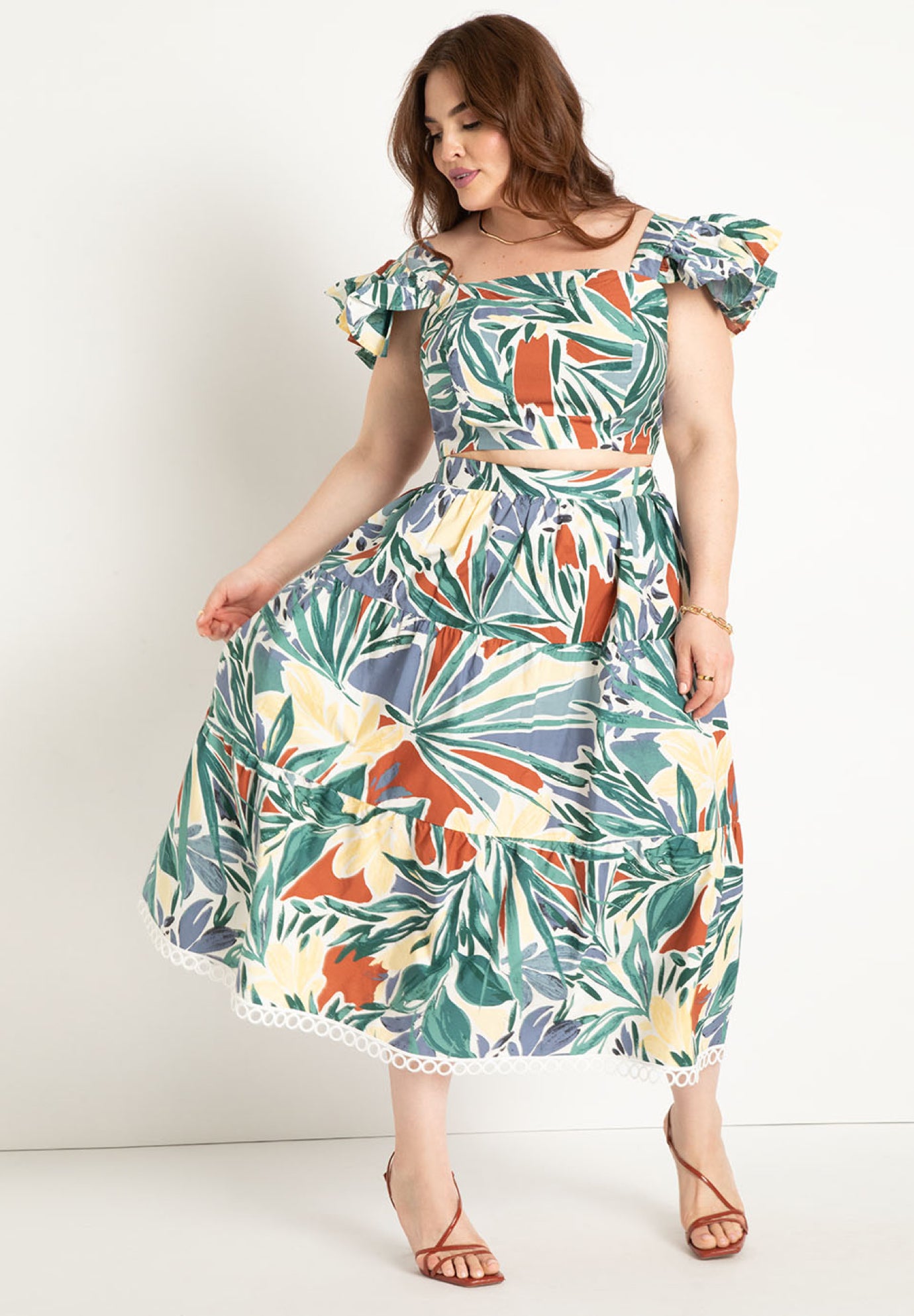 Maxi Tiered Skirt image number 2