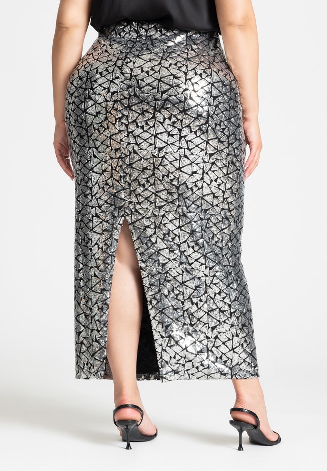Maxi Sequin Skirt image number 2