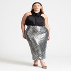 Maxi Sequin Skirt image number null
