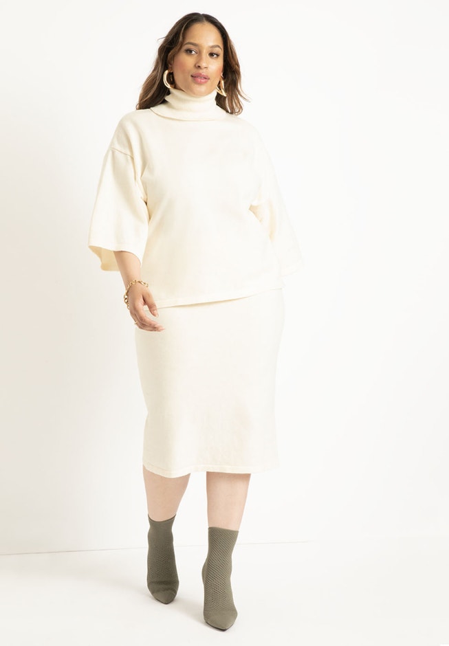 Midi Sweater Skirt image number null