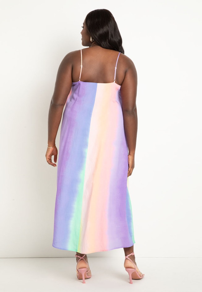 Trapeze Dress with Crossing Straps image number null