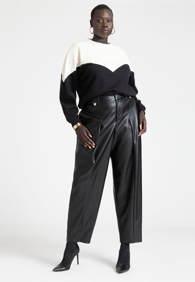 Horizontal Colorblock Sweatshirt image number null