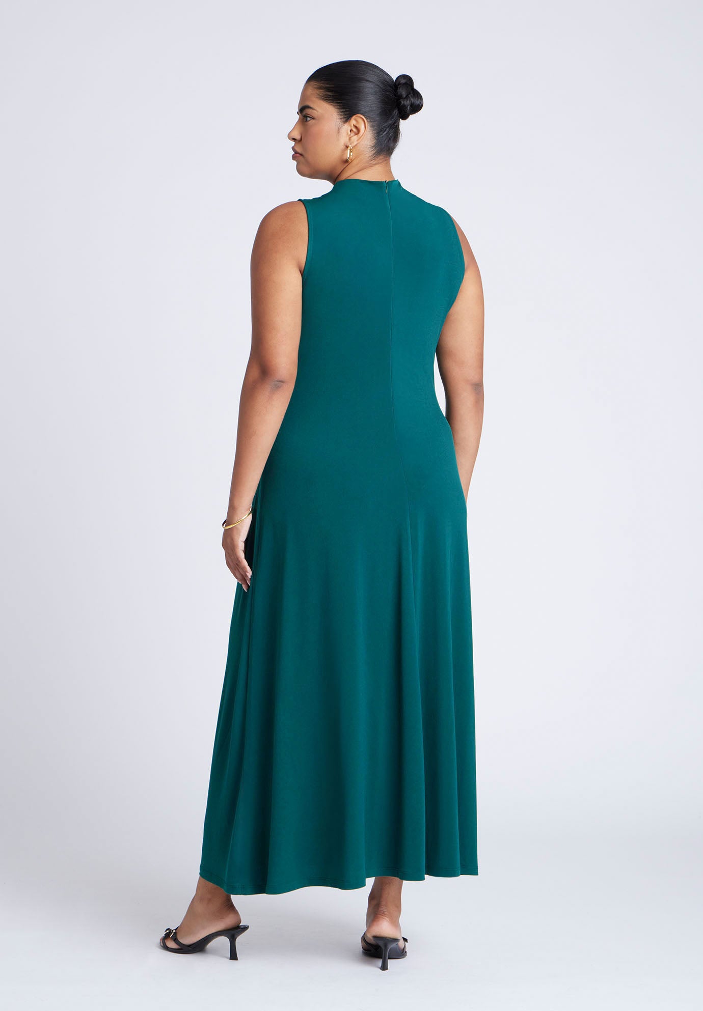 Mock Sleeveless Maxi Dress image number 2