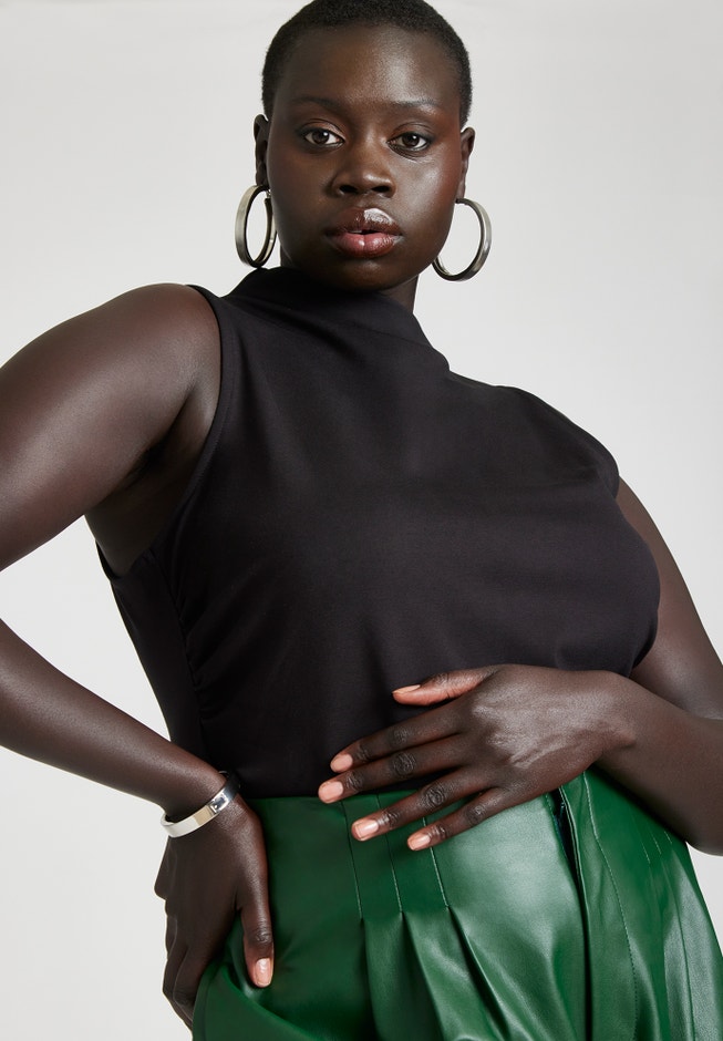 Asymmetric Neckline Top image number 2