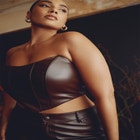 Faux Leather Corset image number null