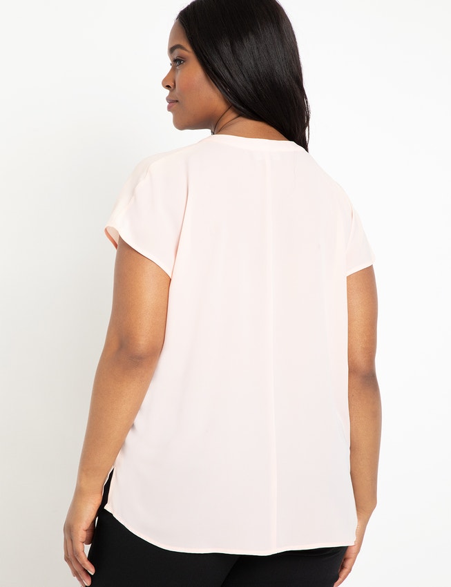 Notch Collar Blouse image number 1