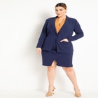 Notch Collar Blouse image number null