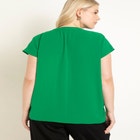 Notch Collar Blouse image number null