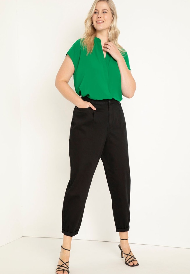 Notch Collar Blouse image number 2