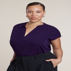 Notch Collar Blouse image number null