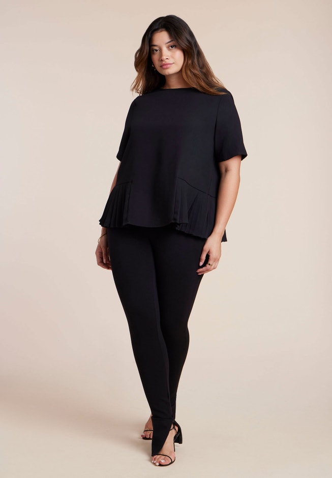 Pleated Hem Top image number 2