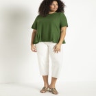 Pleated Hem Top image number null