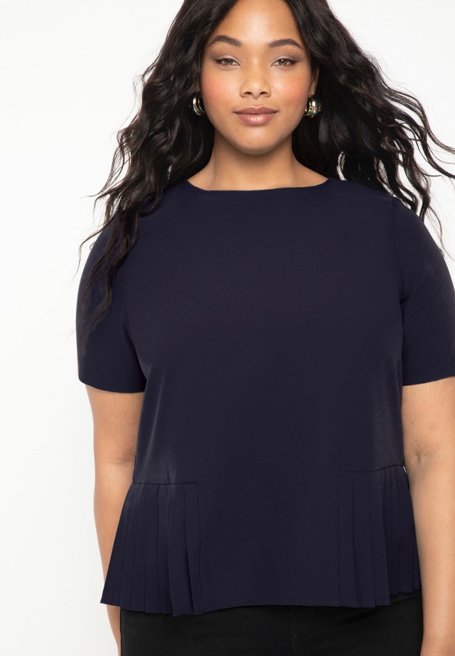 Pleated Hem Top image number 0