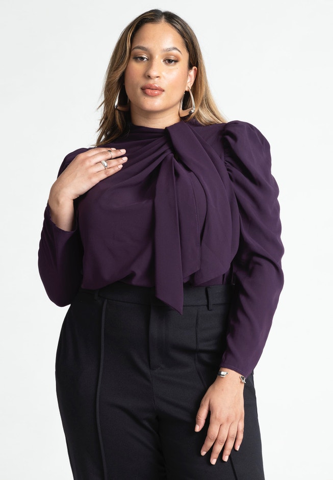 Drape Front Blouse image number 0