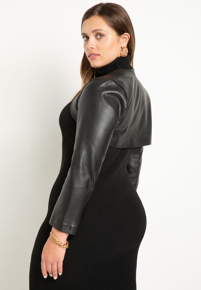 Faux Leather Sleeves image number 2