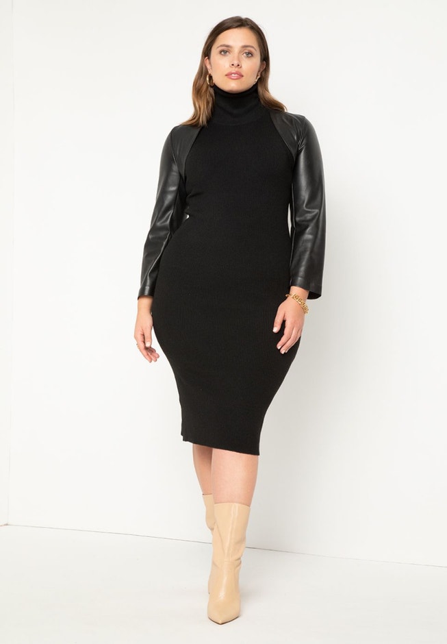 Faux Leather Sleeves image number 3