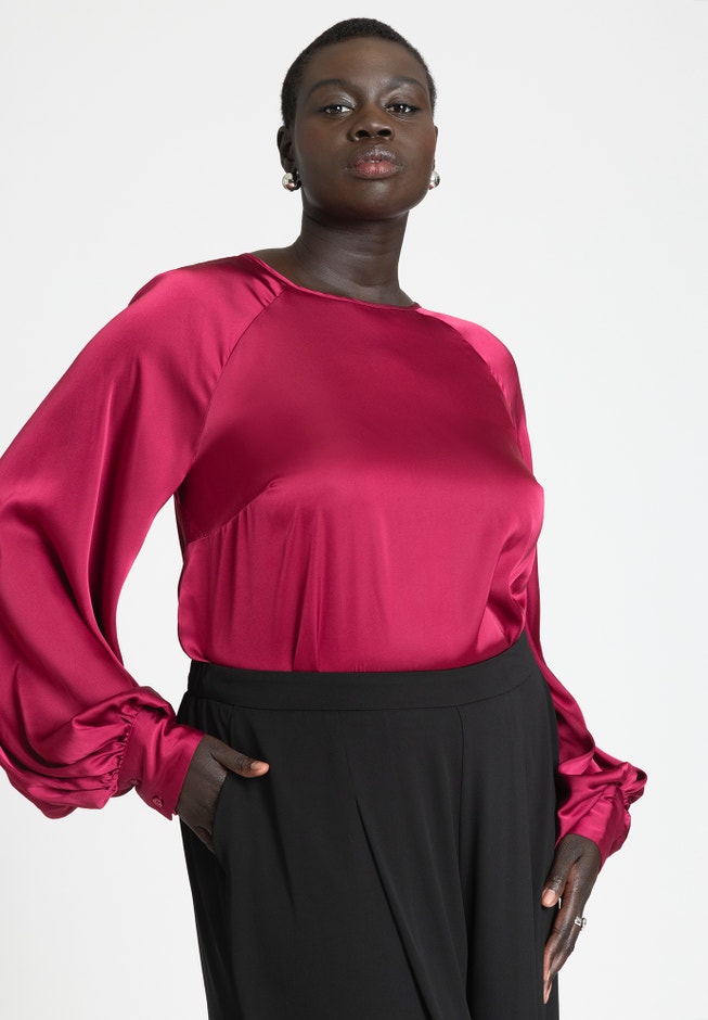 Poet Sleeve Blouse With Tie Back image number 0