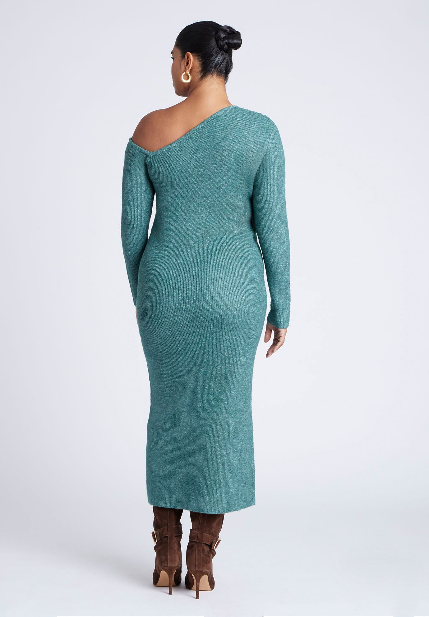 Off Shoulder Sweater Dress image number 1