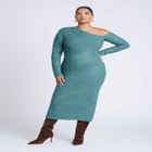 Off Shoulder Sweater Dress image number null