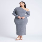 Off Shoulder Sweater Dress image number null