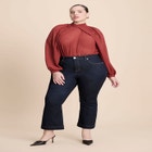 Draped Sleeve Chiffon Top image number null