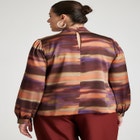 Metallic Printed Blouse image number null