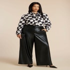 Printed Tie Neck Blouse image number null