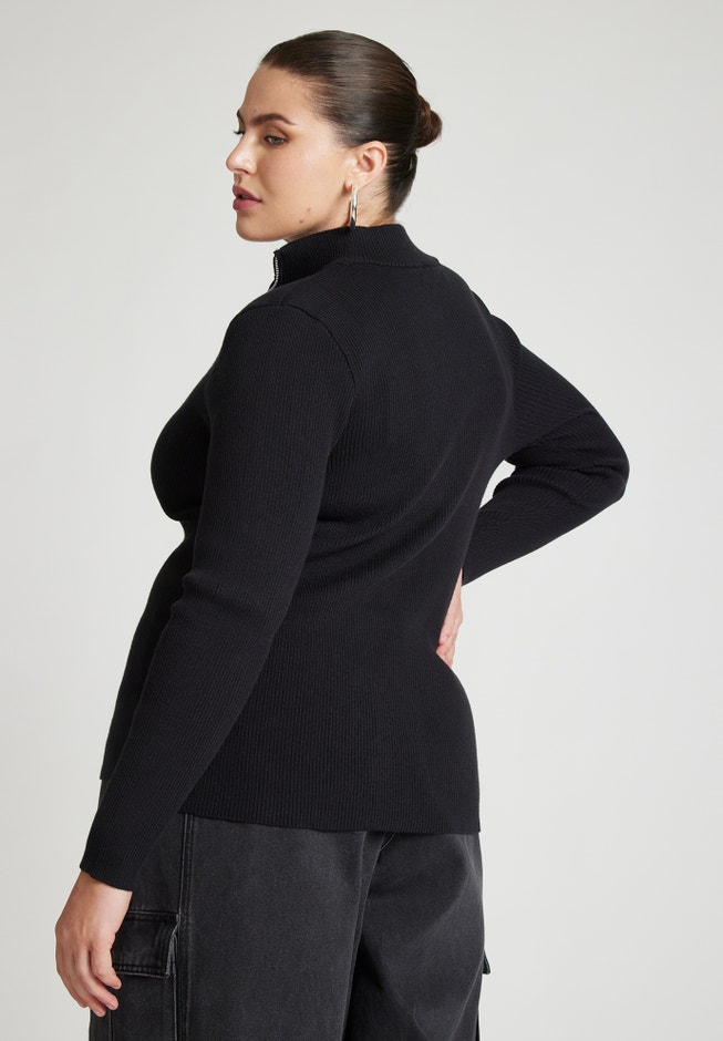 Two Way Zipper Sweater image number 1