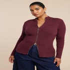 Two Way Zipper Sweater image number null