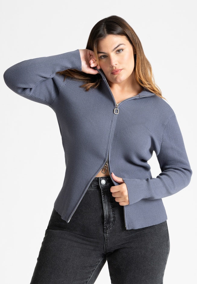 Two Way Zipper Sweater image number 0