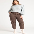 Puff Sleeve Chunky Sweater image number null