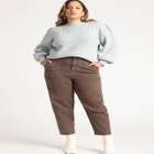 Puff Sleeve Chunky Sweater image number null