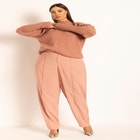 Raglan Puff Sleeve Sweater image number null