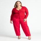 Twisted Cable Cutaway Sweater image number null